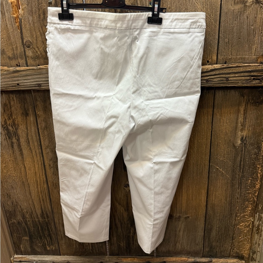 Zac & Rachel White Straight Leg Pants - Picture 2 of 3